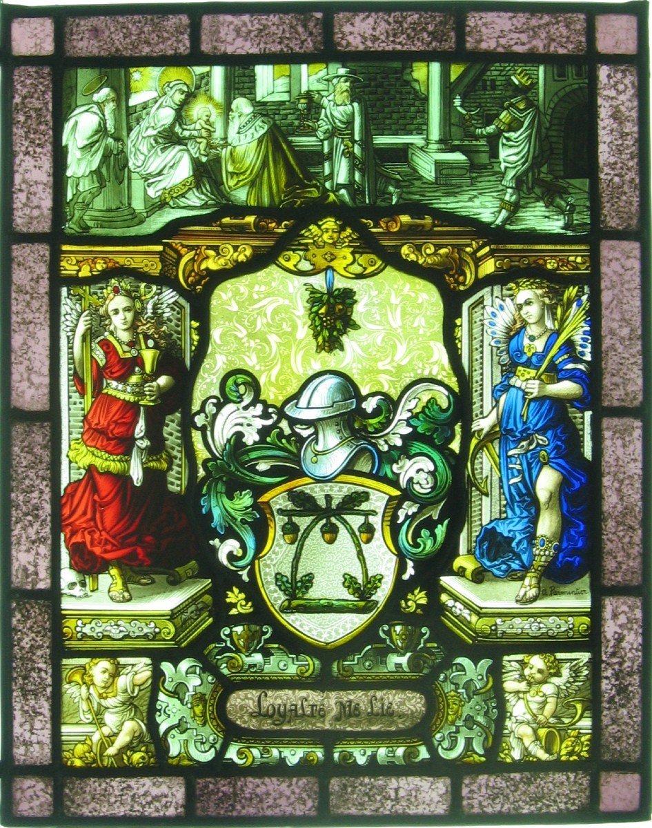 "stained Glass Windows - Swiss Stained Glass - Heraldry - Renaissance"