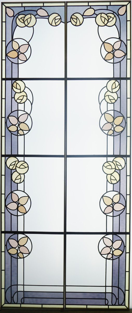 Vitrail - Vitraux - Composition Art Nouveau