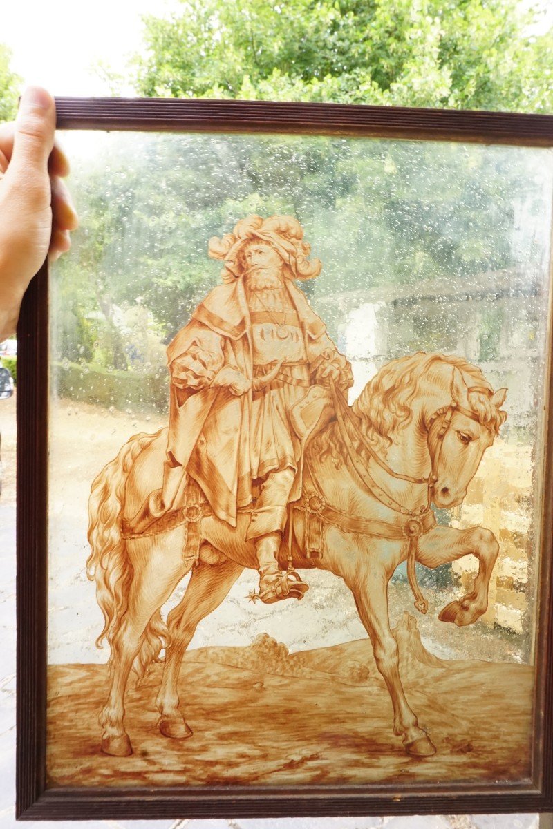 Stained Glass - Emperor Maximilian On Horseback-photo-2