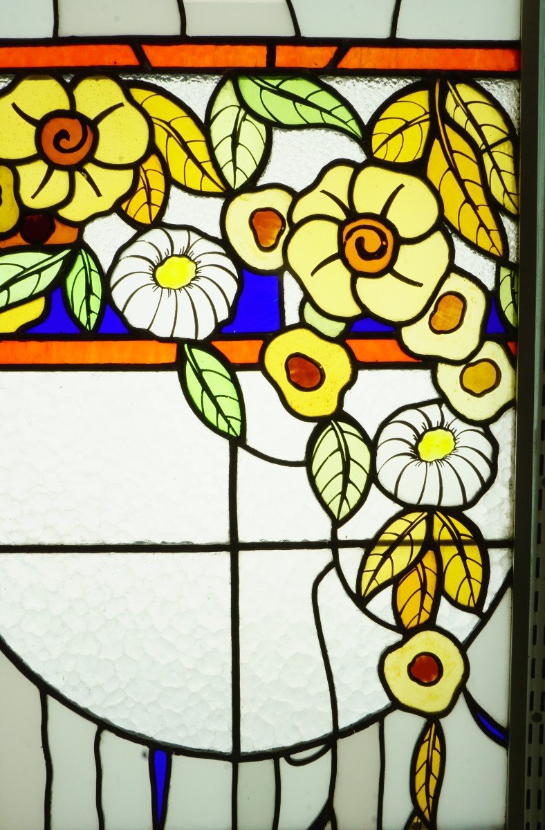 Stained Glass - Stained Glass Windows - Cascade Of Flowers-photo-2