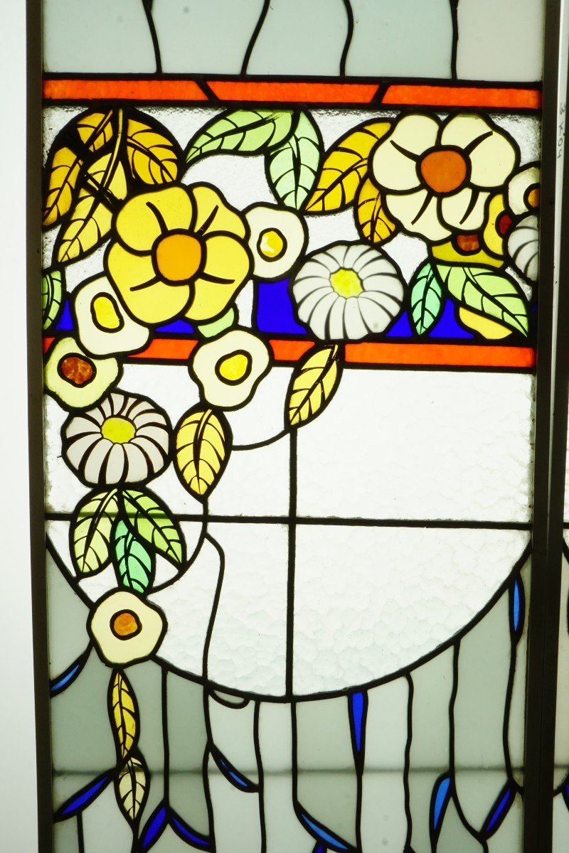 Stained Glass - Stained Glass Windows - Cascade Of Flowers-photo-3