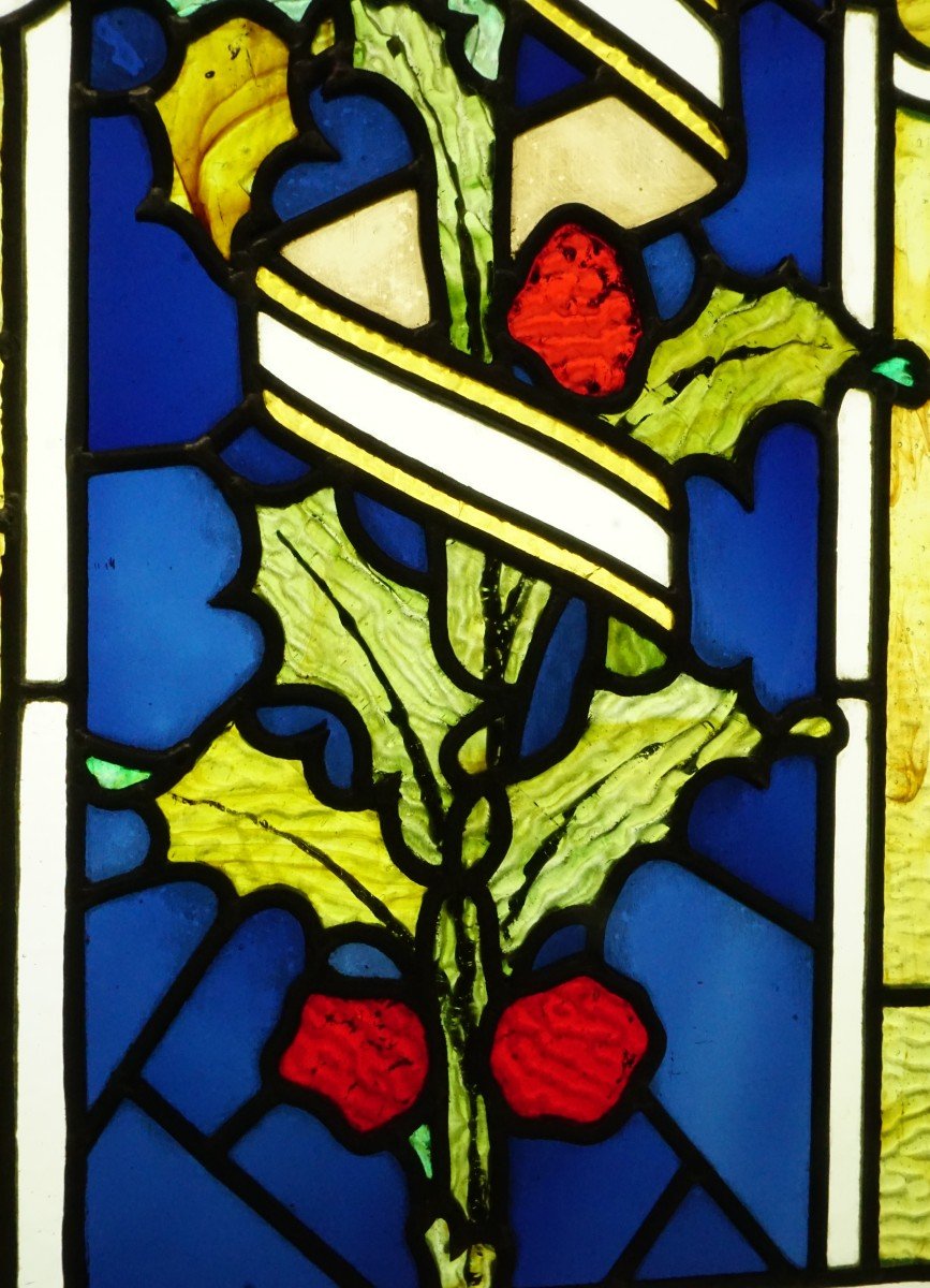 Stained Glass - Stained Glass - Holly Branch-photo-3