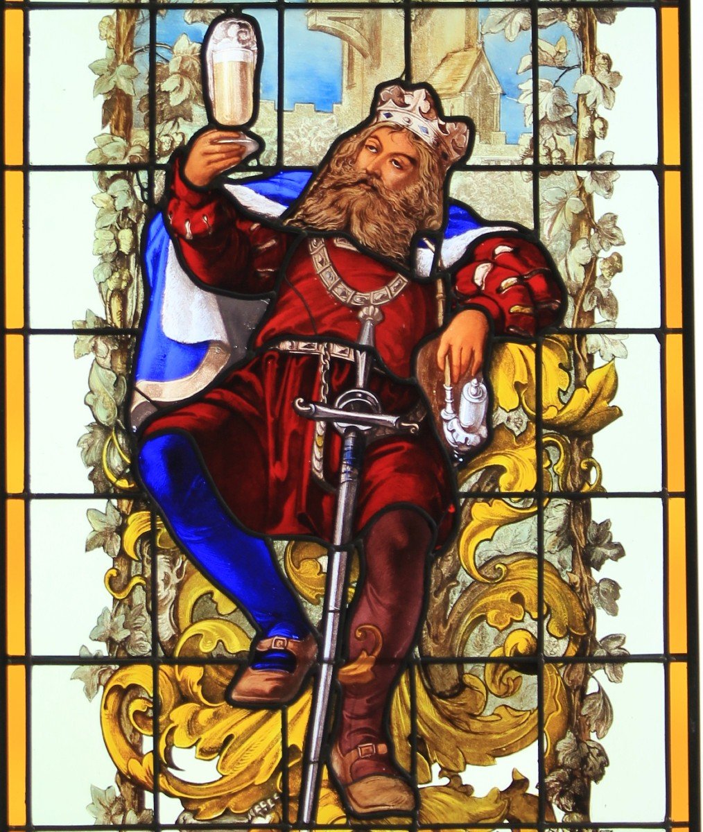 Vitrail – Vitraux – Gambrinus Le Roi De La Bière-photo-3