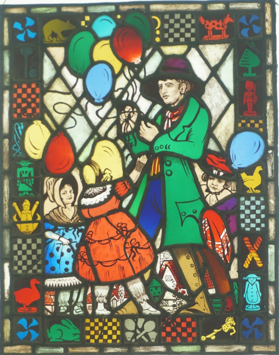 Stained Glass - Stained Glass - The Balloon Merchant