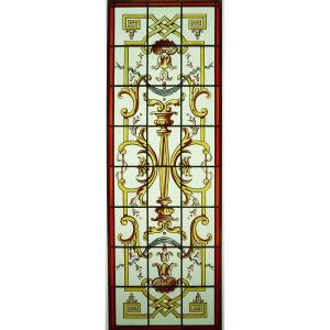 Stained Glass - Stained Glass - Shells And Scrolls Decor