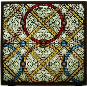 Stained Glass - Stained Glass Windows - Decoration On Foliage Background