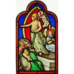 Stained Glass - Stained Glass - Jesus Comes Out Of The Tomb