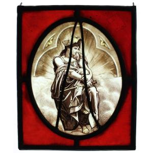 Stained Glass - Stained Glass Windows - Allegorical Figure