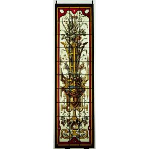 Stained Glass - Stained Glass Windows - Renaissance Bouquet