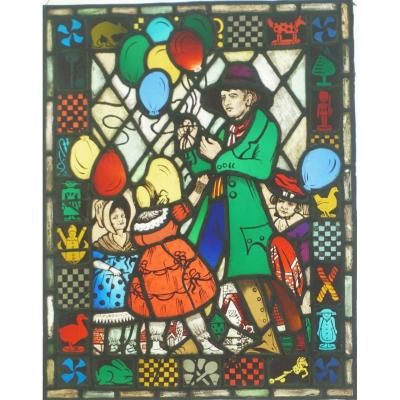 Stained Glass - Stained Glass - The Balloon Merchant