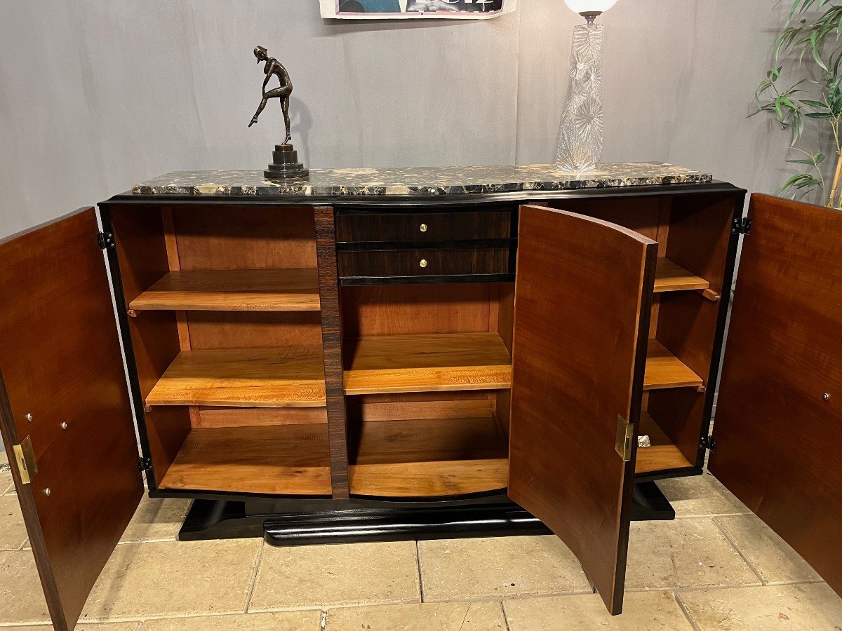 Buffet - Art Deco Sideboard In Rosewood-photo-3