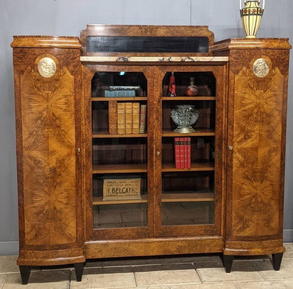 Art Nouveau Library Showcase By George Guérin In Paris Cupboard Support Furniture