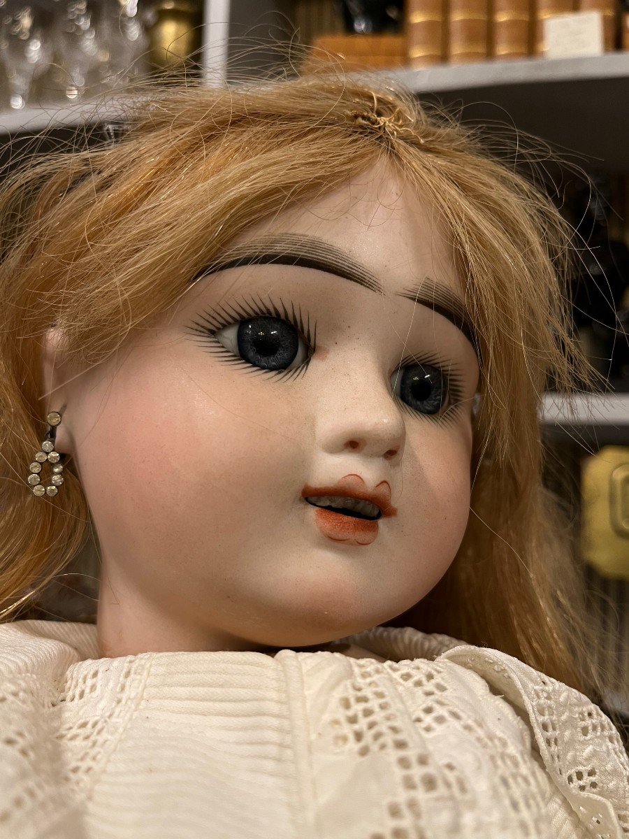 Large Porcelain Doll Eden Baby Paris No. 13 70 Cm -photo-4