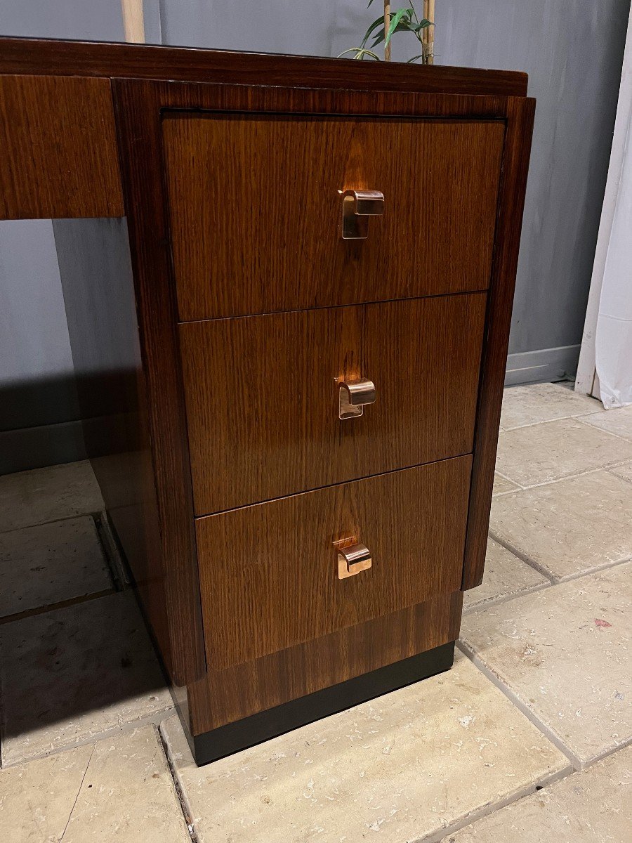 Art Deco Rosewood Flat Desk -photo-4