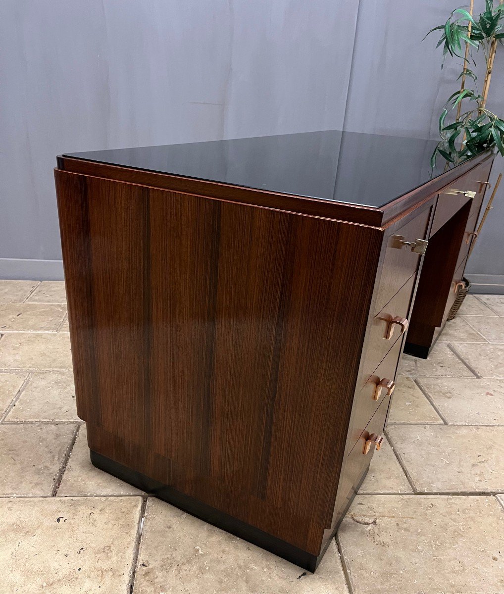 Art Deco Rosewood Flat Desk -photo-5