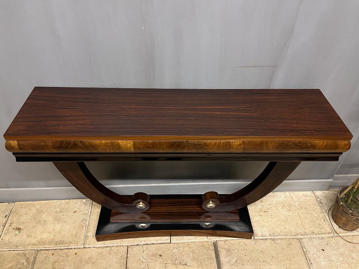 Art Deco Console In Rosewood -photo-2