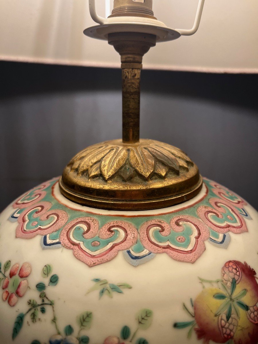 Lampe Chinoise Famille  Rose  Pot Chine-photo-4