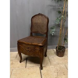 Louis XV Period Commode Seat Beech Convenience Chair