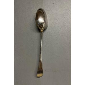 Serving Spoon, Stew In Sterling Silver, Uniplat Monogram Sm 