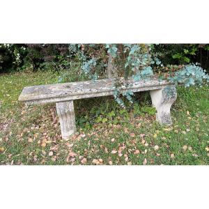 Double Sided Stone Bench
