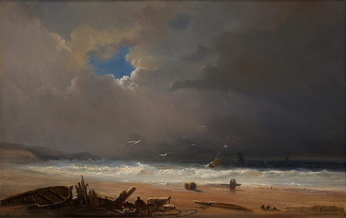 Henriette Gudin (1825-1876), Thinning After The Storm