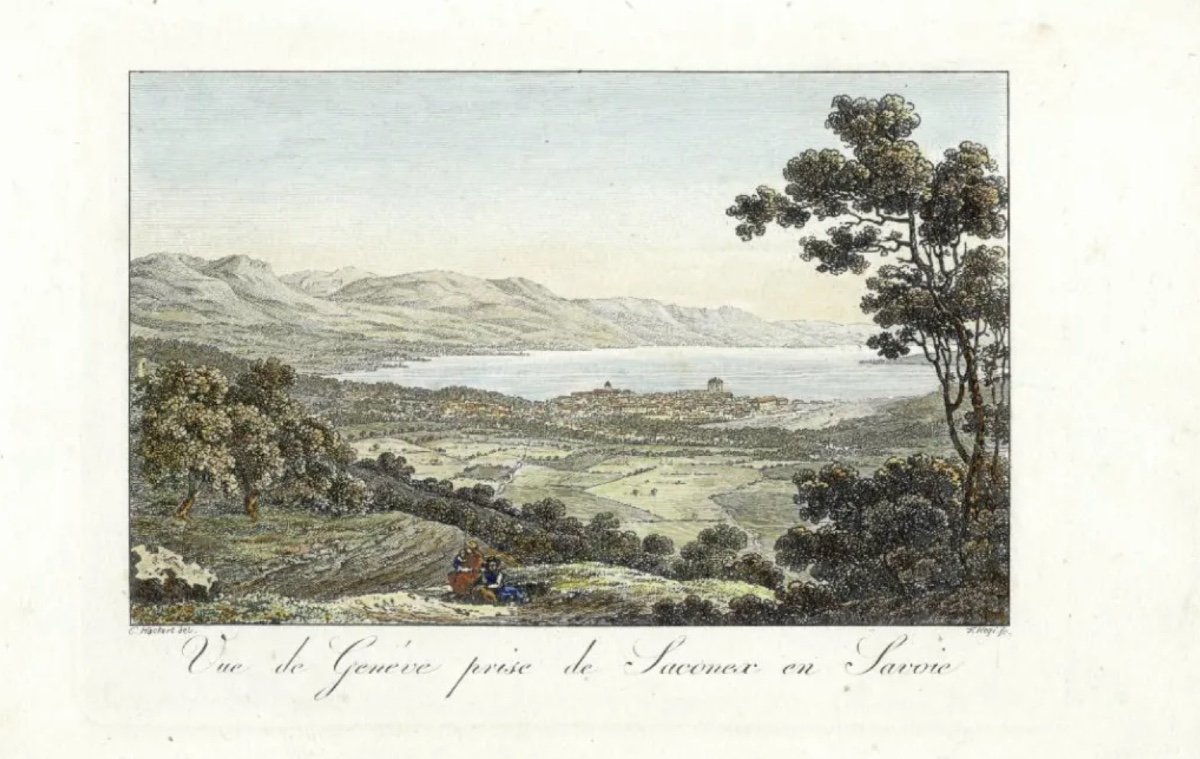 Hackert Carl-ludwig (1740-1796) (attributed To), View Of Geneva From Saconnex In Savoy-photo-2