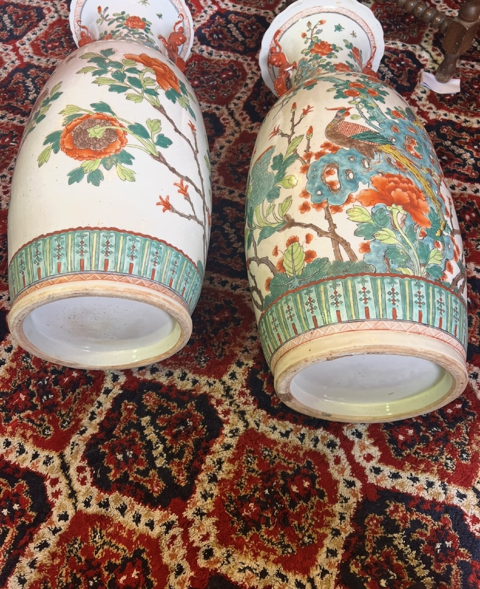 Very Large Chinese Decorative Vases. -photo-2