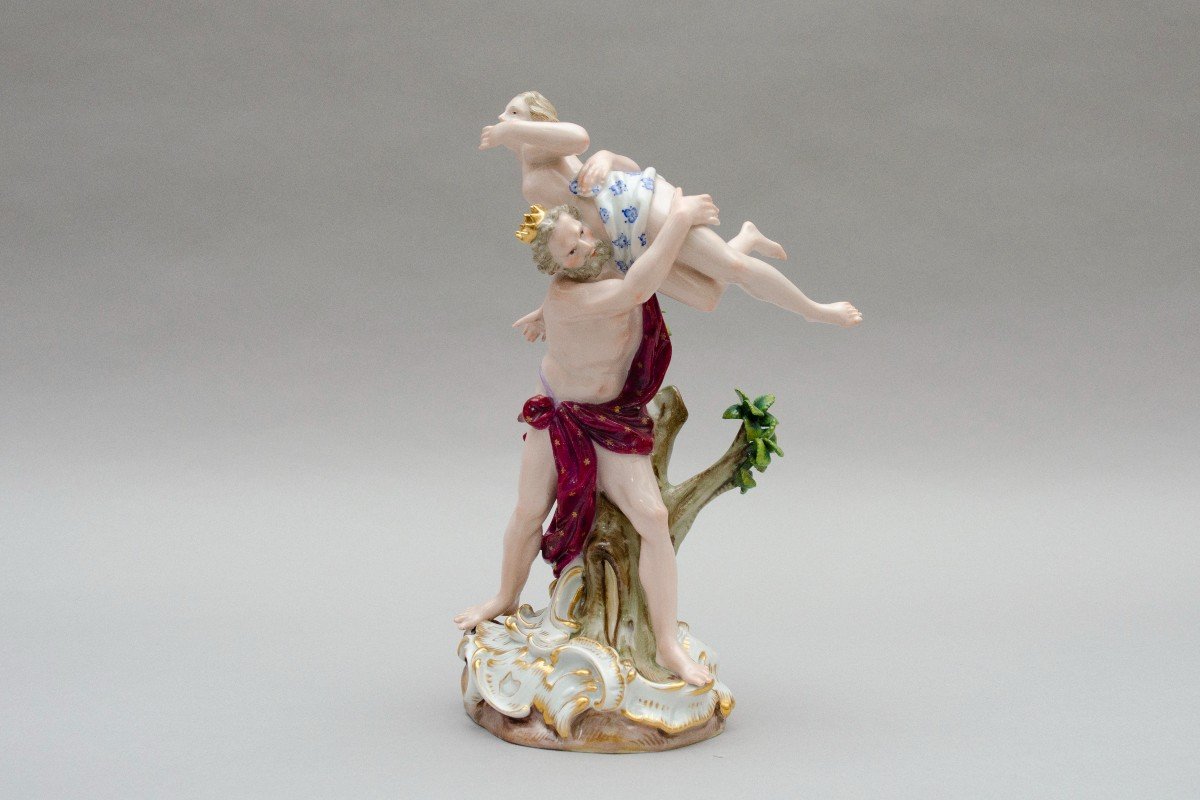 "the Abduction Of Proserpine", Meissen Porcelain, 19th Century