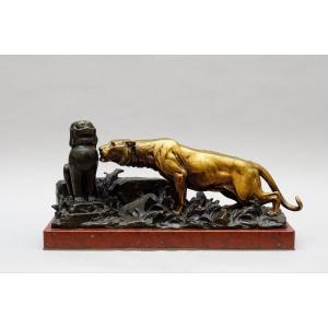 « Dans Les Ruines » Bronze, Gardet Georges (paris, 1863 - Paris, 1939)