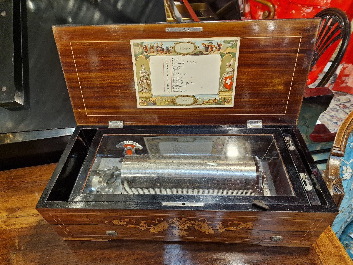 19th Century Swiss Music Box 