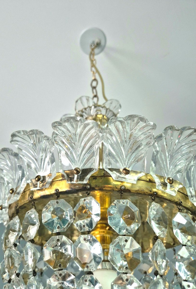 Lustre Crinoline Décors De Palmettes.-photo-2