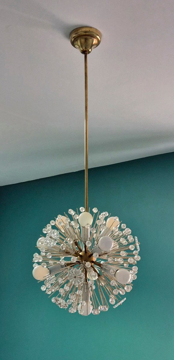 Sputnik Chandelier By Emil Stejnar.