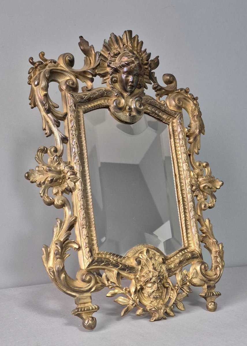 Louis XV Style Table Mirror.-photo-3