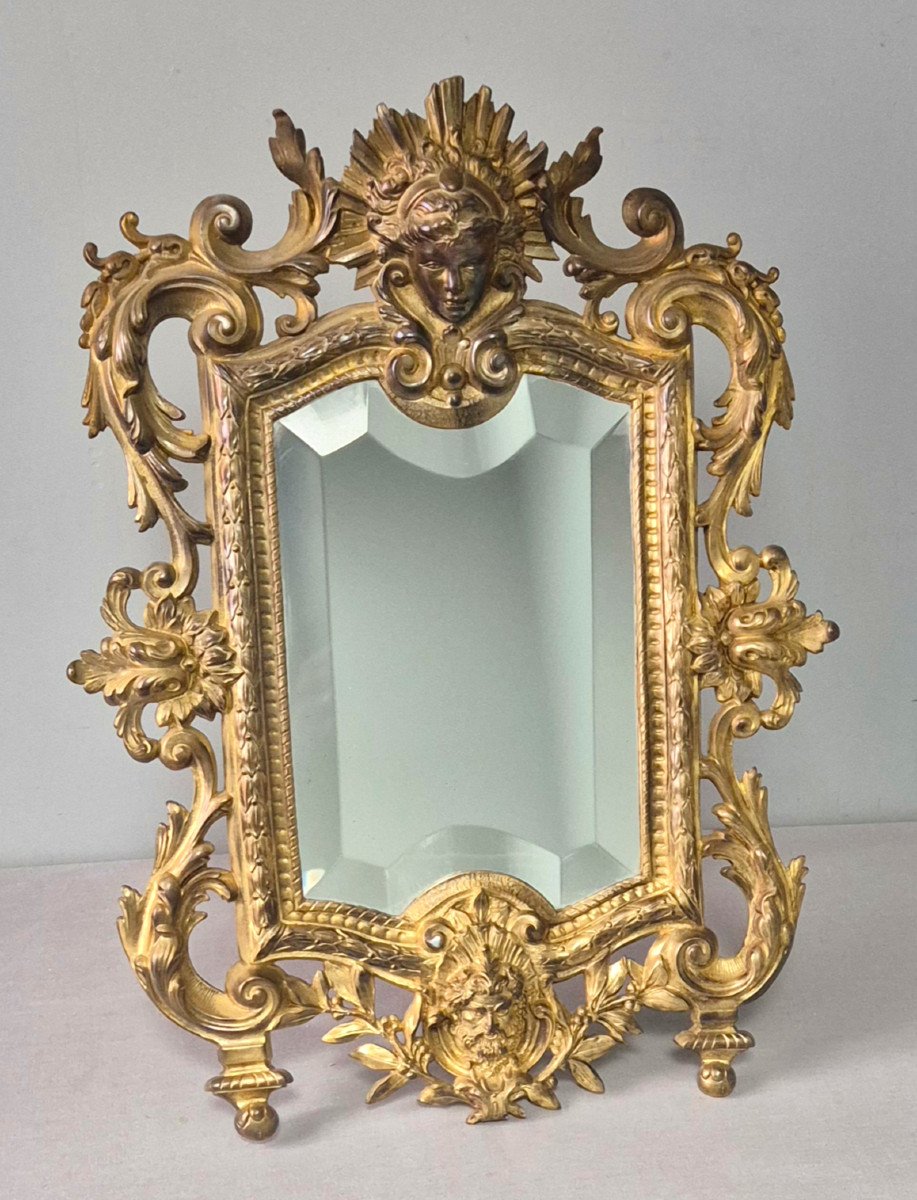 Louis XV Style Table Mirror.-photo-5