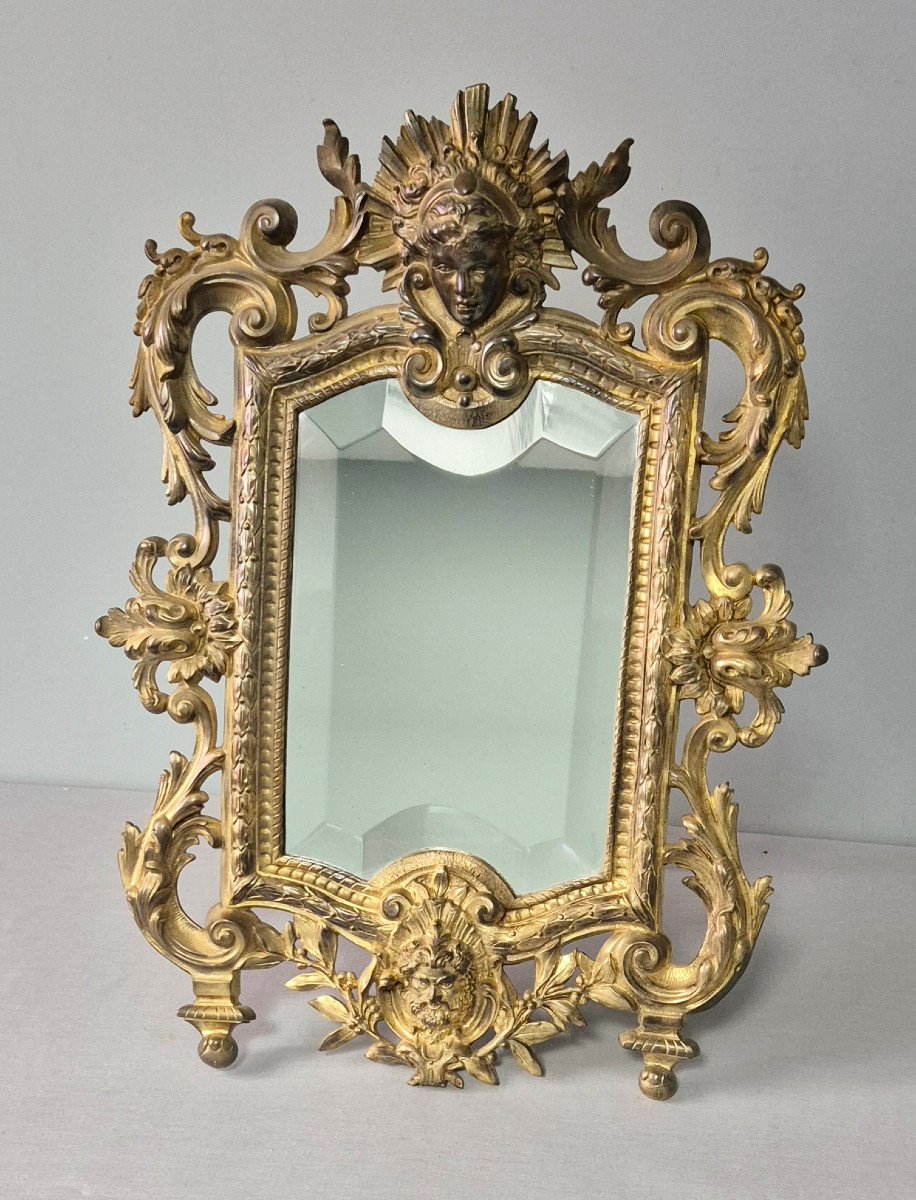 Louis XV Style Table Mirror.