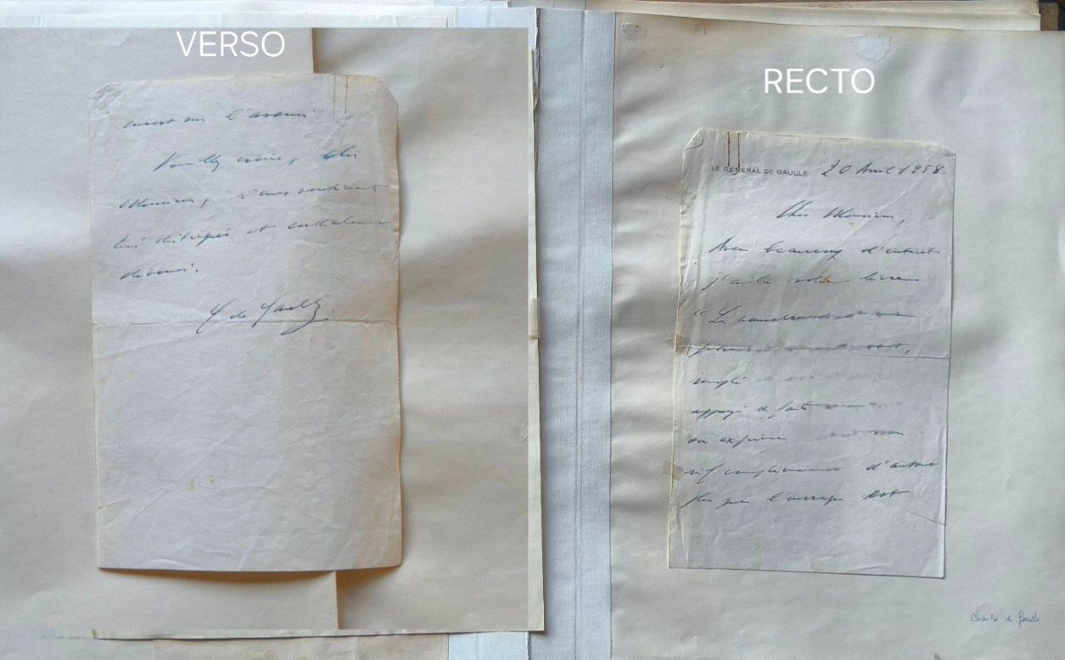 Sets Of Handwritten And Typewritten Correspondence.-photo-7