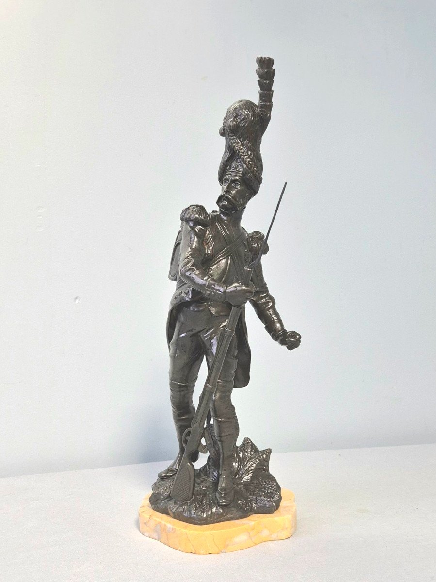 Grognard / Triumphant Grenadier: Mandrassi Bronze.-photo-2