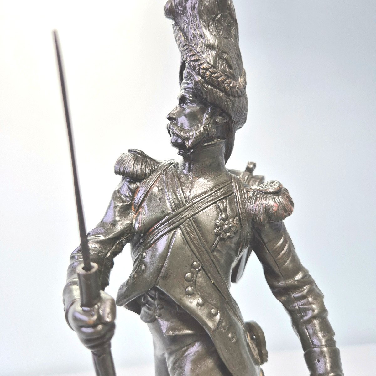 Grognard / Triumphant Grenadier: Mandrassi Bronze.-photo-4