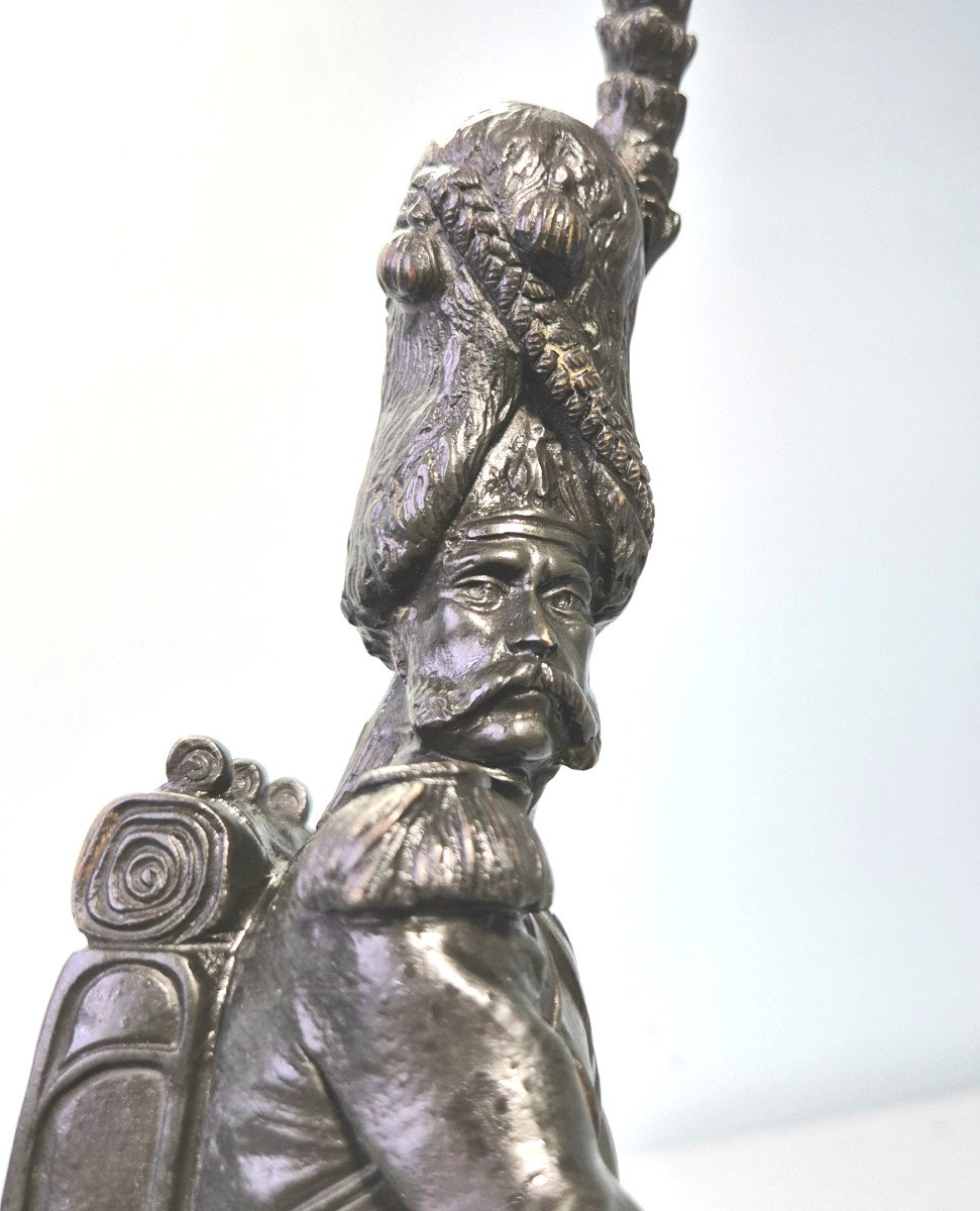 Grognard / Triumphant Grenadier: Mandrassi Bronze.-photo-8