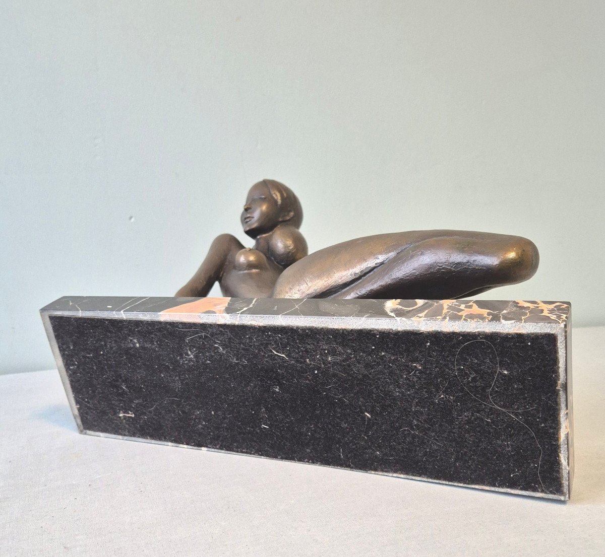 Nude: Seated Woman. In Bronze By Sergio Capellini.-photo-7