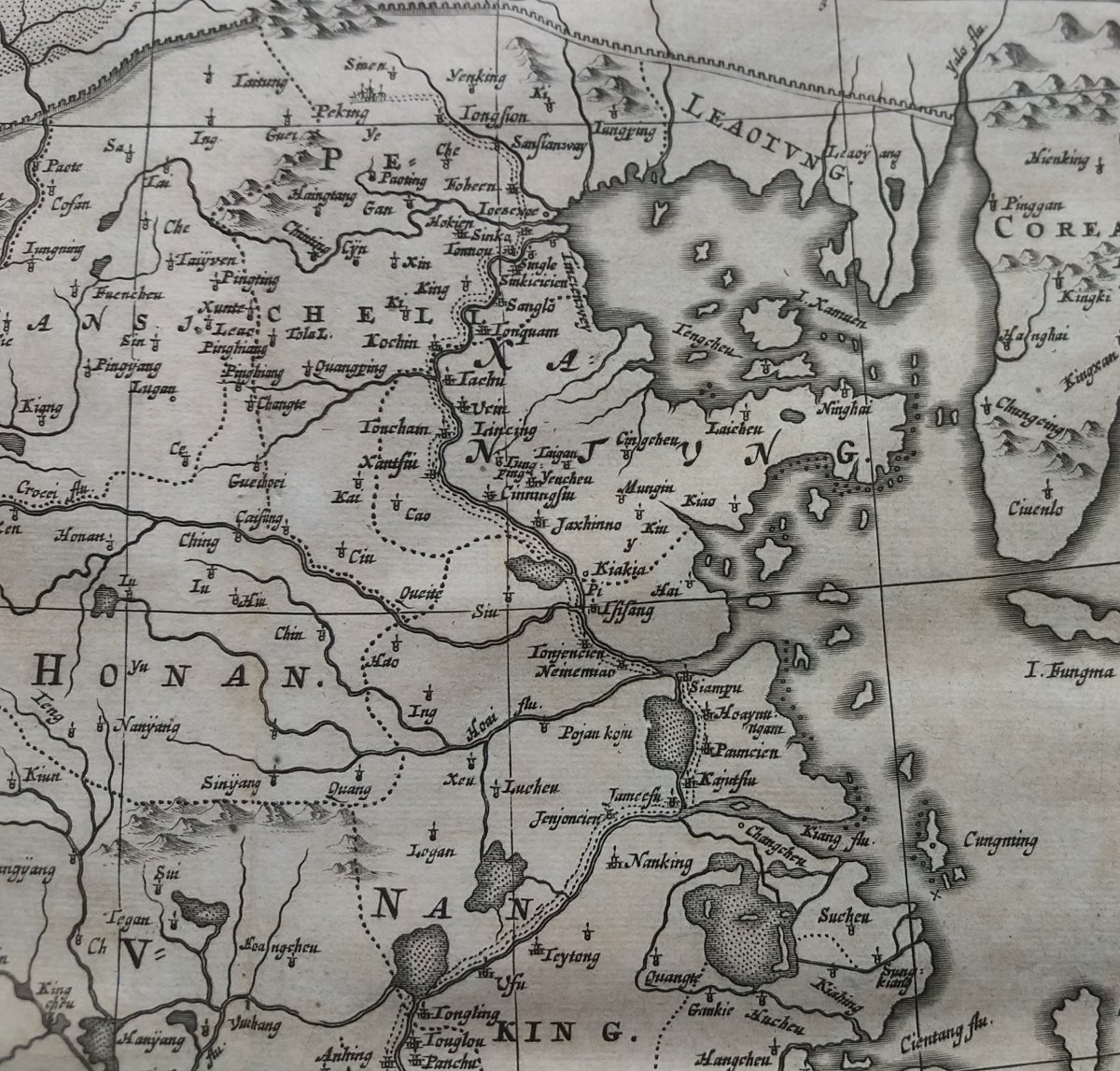 Map Of China: 17 Eme Century-photo-3