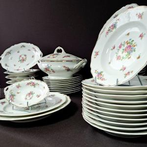 Service De Table En Porcelaine De Limoges : 20ème Siècle