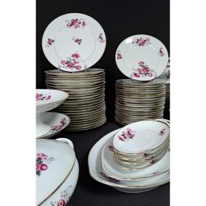 Porcelain Table Service From France: 101 Pieces.