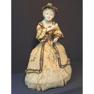Large Mannequin Doll In French Dress: 18th Century