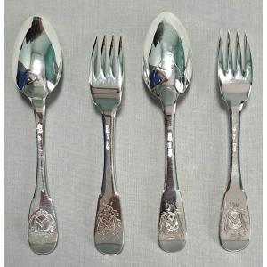 2 Cutlery In Sterling Silver: Farmers General