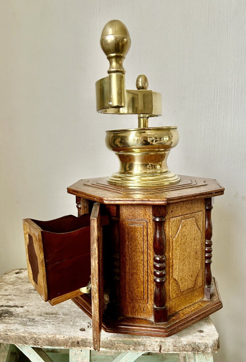 19th Century Wedding Coffee Grinder System-photo-3