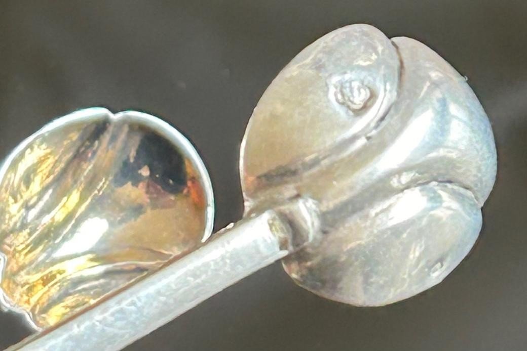 Sugar Tongs In Sterling Silver - Diana's Head Hallmark - Austria Or Hungary-photo-3