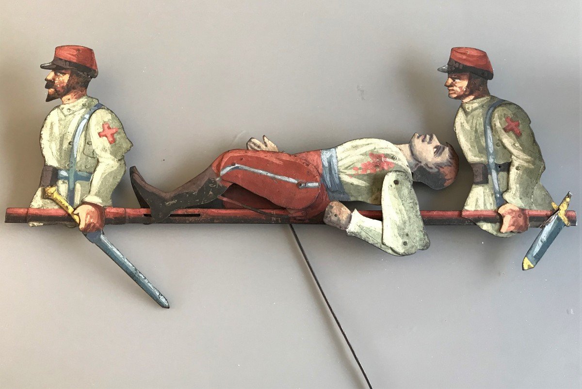 grand jouet - Soldats De 1870 En Tôle Peinte Animée-photo-2
