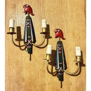 Pair Of Revolutionary Wall Lights Maison Bagués