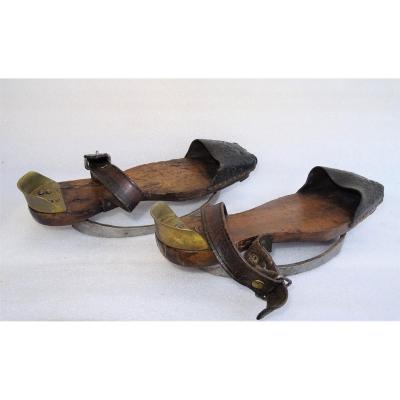 Pair Of Soques Or Mud Skates